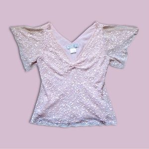 Adrianna Papell Beaded Top